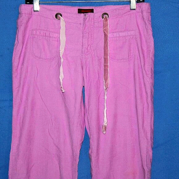 Blue Asphalt Purple Corduroy Drawstring Pants - Picture 2 of 9